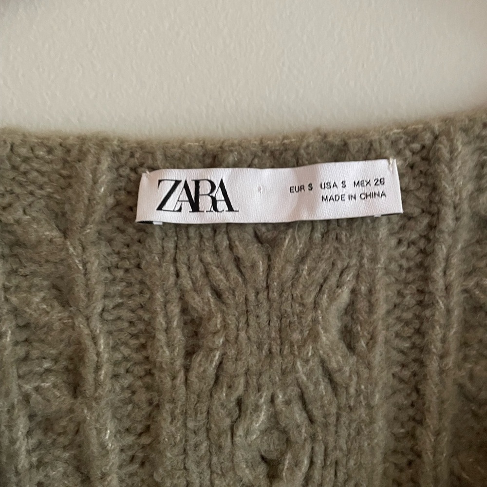 Zara cable knit sweat vest - Picture 4 of 4
